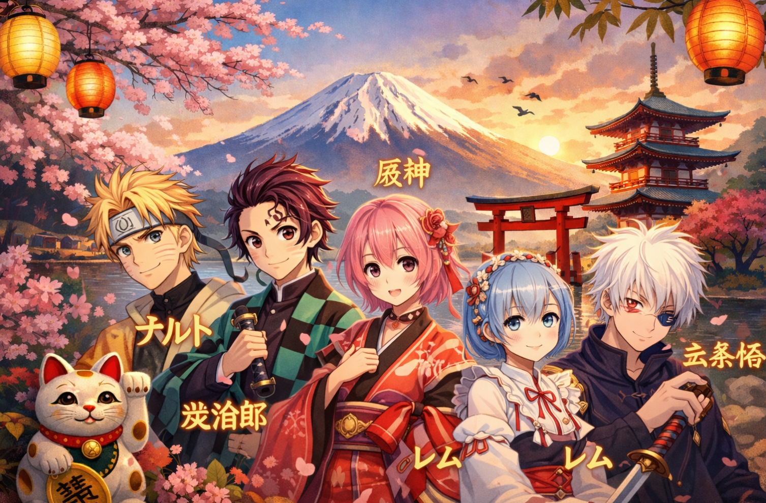 Anime Japanese Names - Popular Character Names and Their Meanings