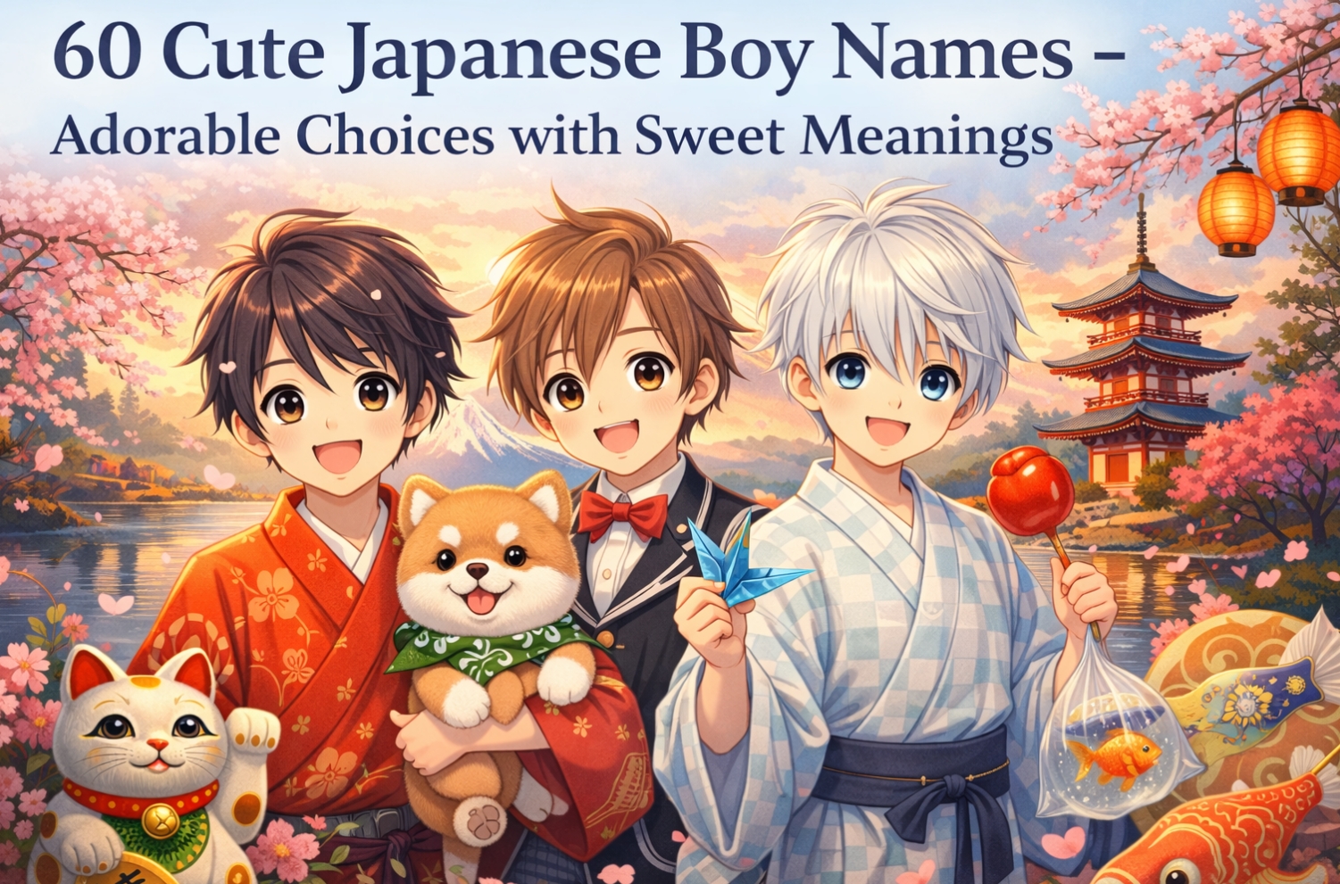 60 Cute Japanese Boy Names - Adorable Choices with Sweet Meanings