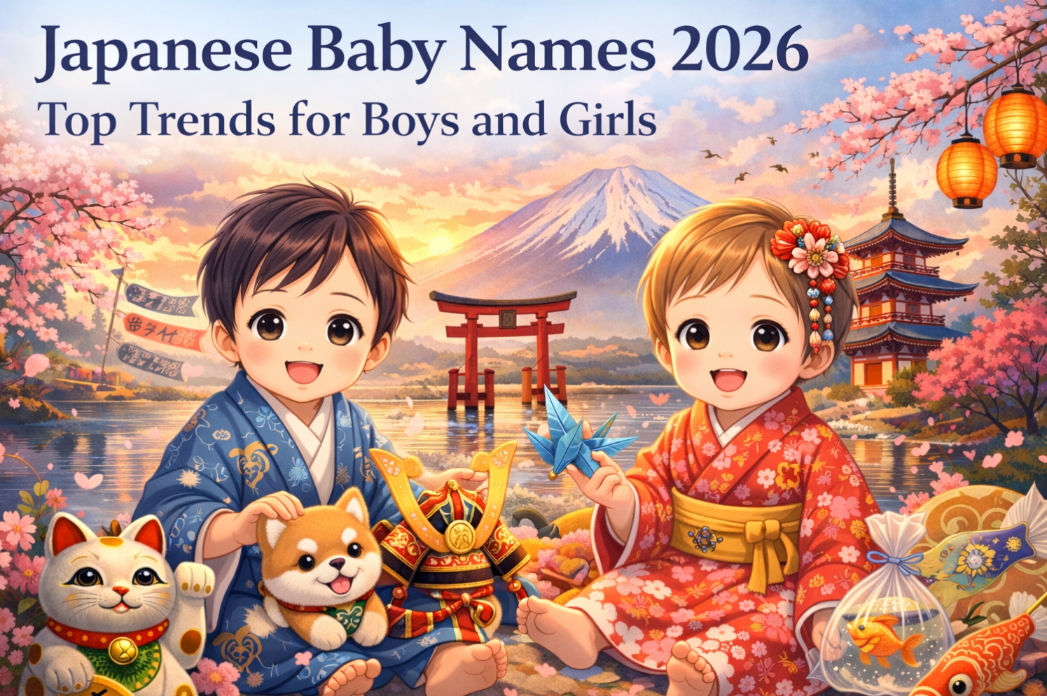 Japanese Baby Names 2026 - Top Trends for Boys and Girls