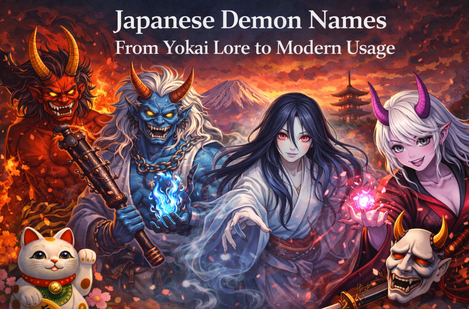 Japanese Demon Names - From Yokai Lore to Modern Usage