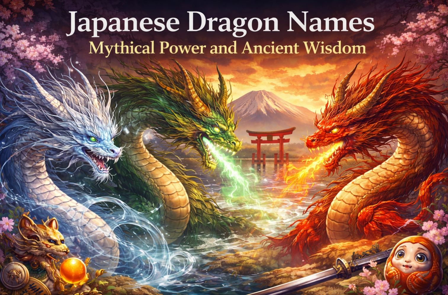 Japanese Dragon Names - Mythical Power and Ancient Wisdom