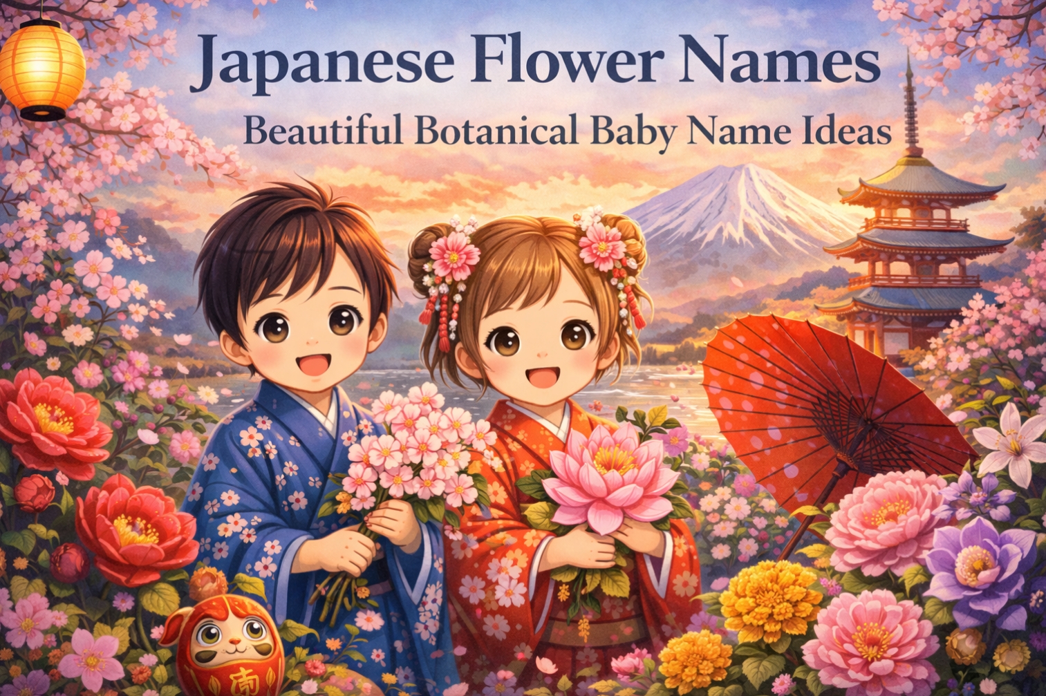 Japanese Flower Names - Beautiful Botanical Baby Name Ideas